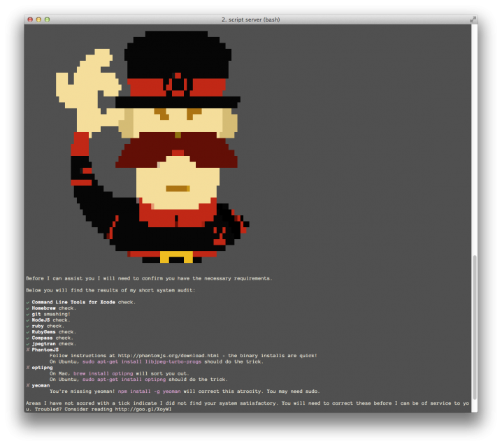 Yeoman Installation