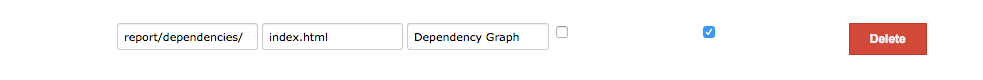 Konfiguration DependencyGraph Plugin
